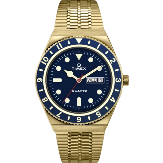 Q Timex Reissue 38mm Stainless Steel Bracelet Watch