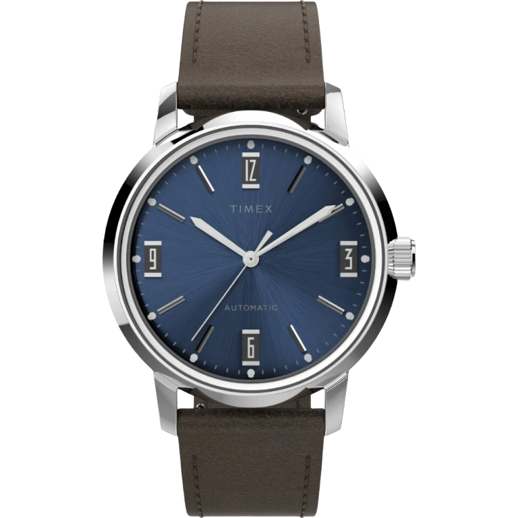 Timex Marlin Automatic 40mm Leather Strap Watch