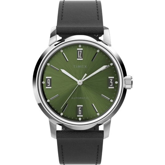 Timex Marlin Automatic 40mm Leather Strap Watch