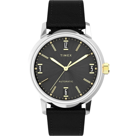 Timex Marlin Automatic 40mm Leather Strap Watch