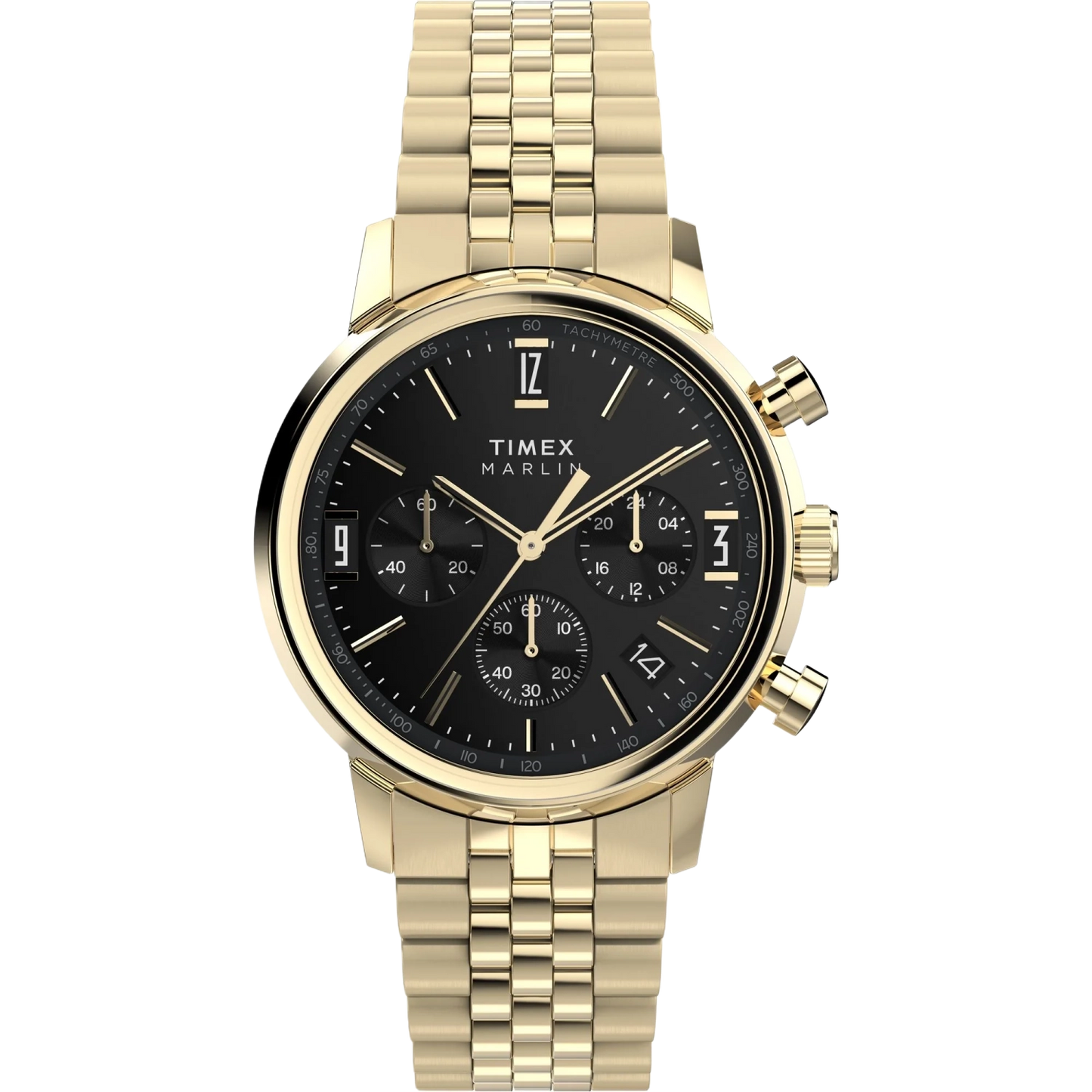 TIMEX Marlin Men Black Round Dial Analog Watch - TW2W59900UJ