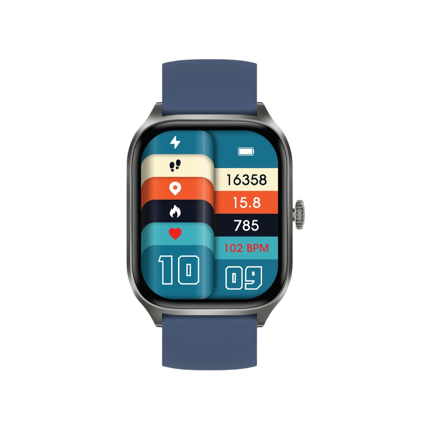 Timex iConnect Calling Max 2.01"(5.1cm) Display with Functional Crown and BT Calling Smartwatch For Unisex - TWIXW1302T