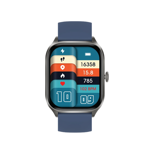 Timex iConnect Calling Max 2.01"(5.1cm) Display with Functional Crown and BT Calling Smartwatch For Unisex - TWIXW1302T