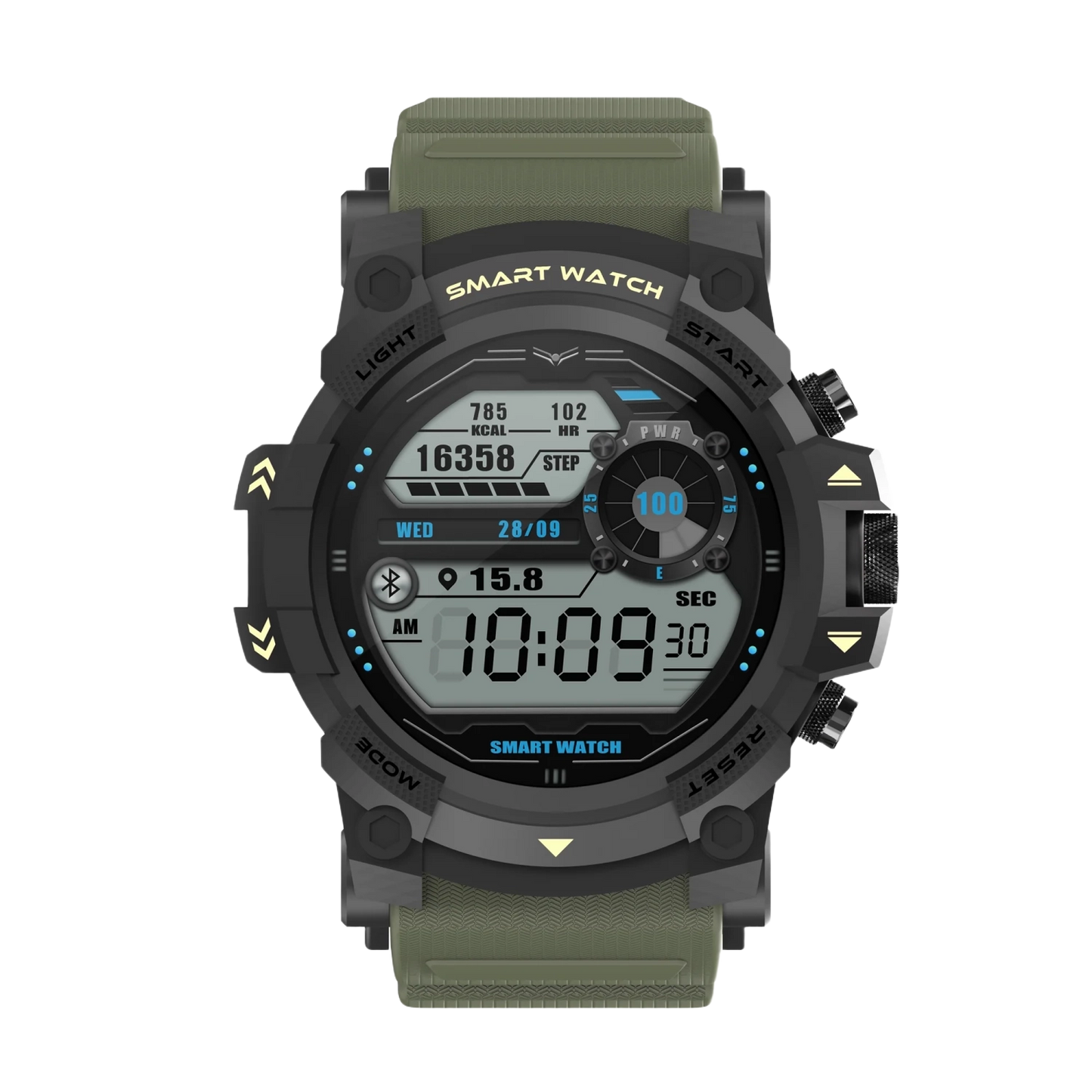 Timex iConnect Go 1.38"(3.50 cm) Display with Functional Crown and BT Calling Smartwatch For Unisex - TWIXW801T