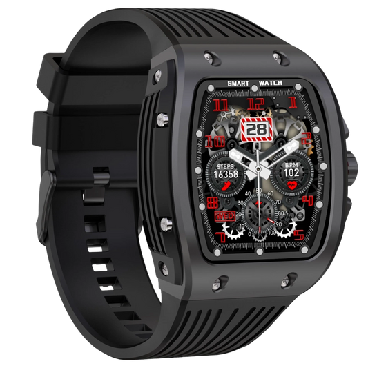 Timex Smart Coregen 1.76" (4.47 cm) Display with Functional Crown and BT Calling Smartwatch For Unisex - TWTXW900T