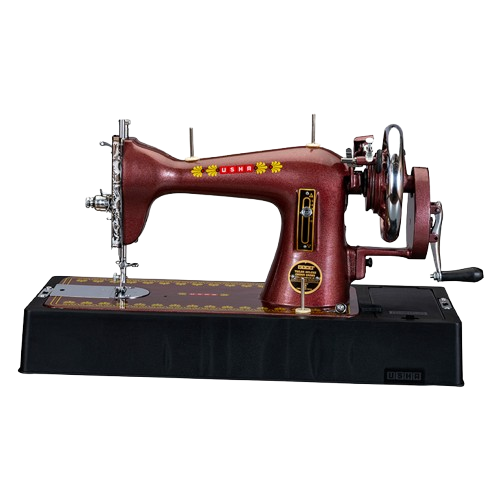 Usha Straight Stitch Sewing Machines Tailor DLX Cherry Brown Composite Hand Operated