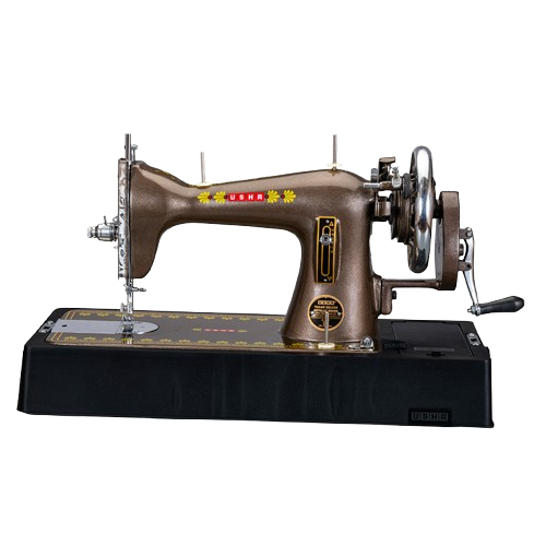 Usha Straight Stitch Sewing Machines Tailor DLX Metallic Brown Composite Hand Operated