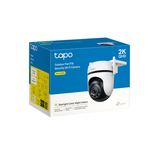 TP Link Tapo C520WS Outdoor Pan/Tilt Security 2K QHD 4MP Wi-Fi Camera