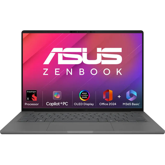 ASUS Zenbook A14 OLED UX3407QA-QD259WS Copilot+ PC Snapdragon X X1 26 100 16GB 512GB 14"WUXGA Windows11 MSO