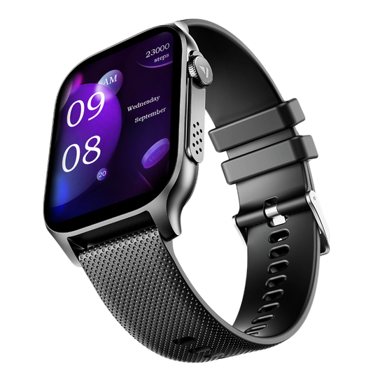 boAt Ultima Ember Smartwatch with 1.96" AMOLED Display, Cloud Watch Faces, Functional Crown, BT Calling