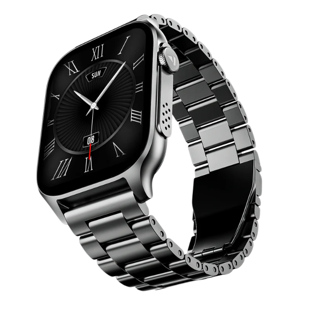 boAt Ultima Ember Smartwatch with 1.96" AMOLED Display, Cloud Watch Faces, Functional Crown, BT Calling