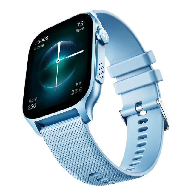 boAt Ultima Ember Smartwatch with 1.96" AMOLED Display, Cloud Watch Faces, Functional Crown, BT Calling