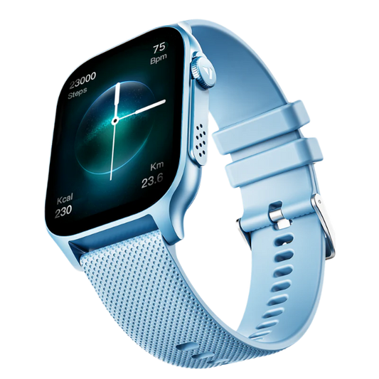 boAt Ultima Ember Smartwatch with 1.96" AMOLED Display, Cloud Watch Faces, Functional Crown, BT Calling