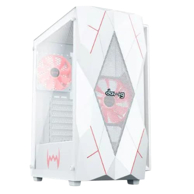 Dawg V 240 White ATX Mid Tower Case