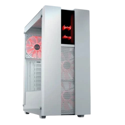 Dawg V 350 White M-ATX Mid Tower Case