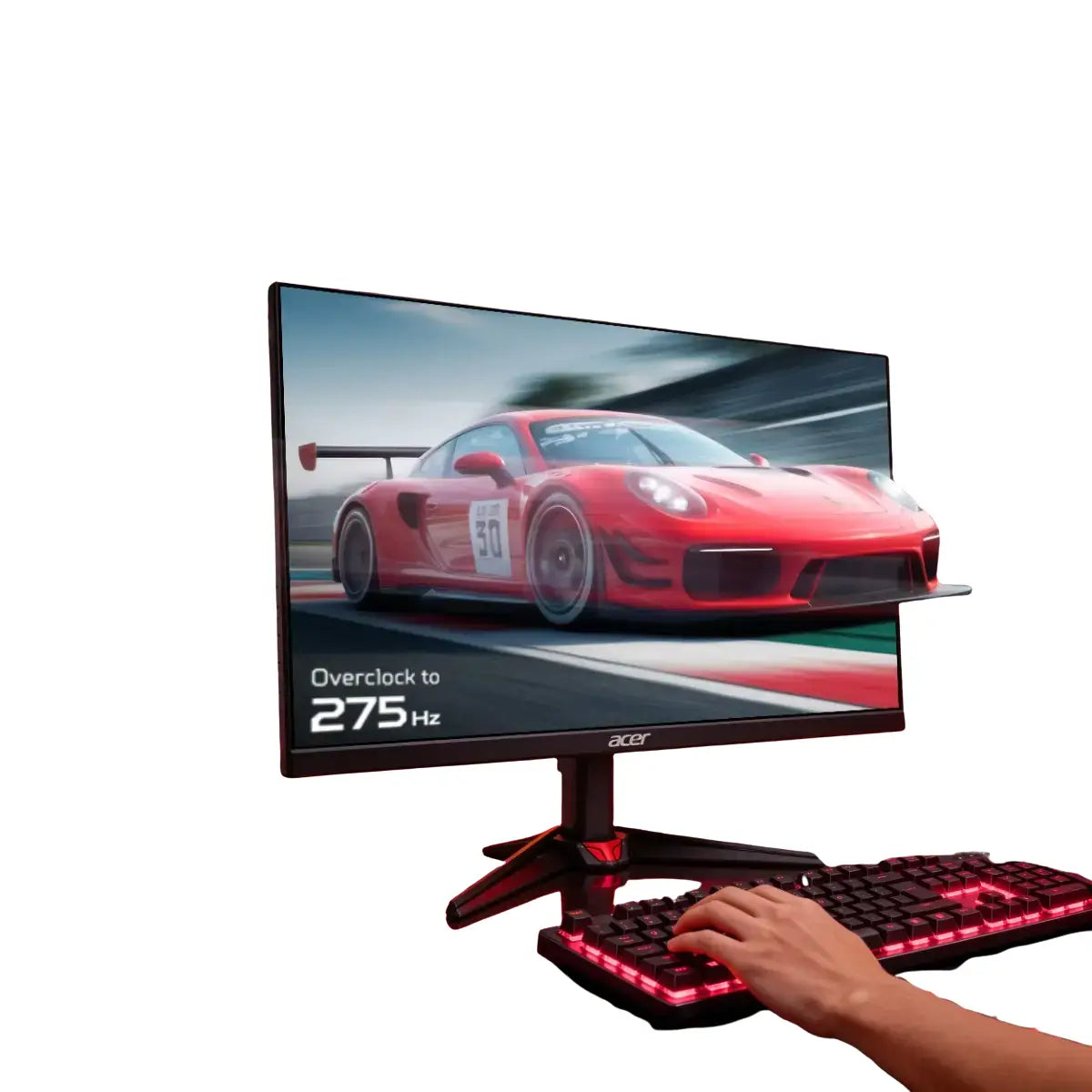 Acer Nitro VG270U Z2 27-inch Gaming Monitor | QHD 2560 × 1440 IPS Display | Up to 275Hz Overclocked Refresh Rate | 0.5ms GTG | HDR10 | 90% DCI-P3 Colour Gamut | 2 × HDMI 2.1 | DisplayPort 1.4 | Dual 2W Speakers | Black