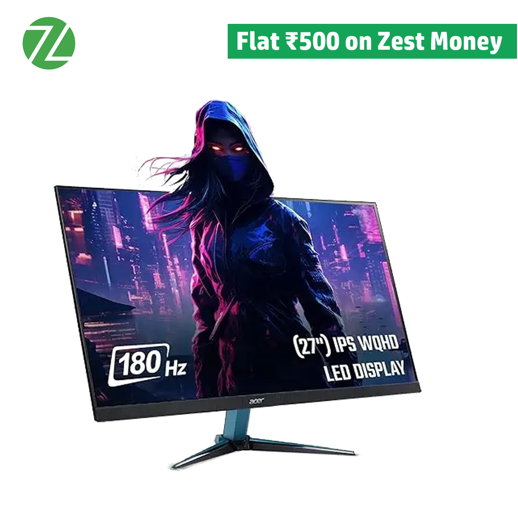 Acer Nitro Vg271U M3 27 Inch IPS Wqhd 2560X1440 Pixels Gaming Backlight Led LCD Monitor|180Hz Refresh Rate|0.5 Ms Response | 2X Hdmi,1X Dp | Eye Care