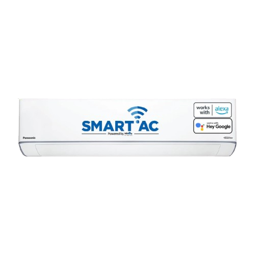 Panasonic 1.5 Ton 5 Star Wi-Fi Inverter Smart Split AC (Copper Condenser, 7 in 1 Convertible with True AI Mode, 4 Way Swing, PM 0.1 Air Purification Filter, Matter Certified, 2024 Model, White)