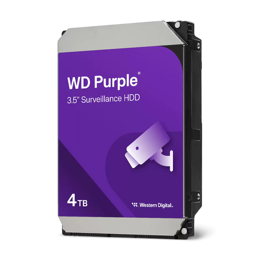 Western Digital Purple Surveillance Hard Drive 4TB - WD40PURZ