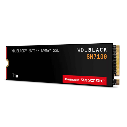 WD Black SN7100 NVMe 1TB Gen4 SSD - WDS100T4X0E