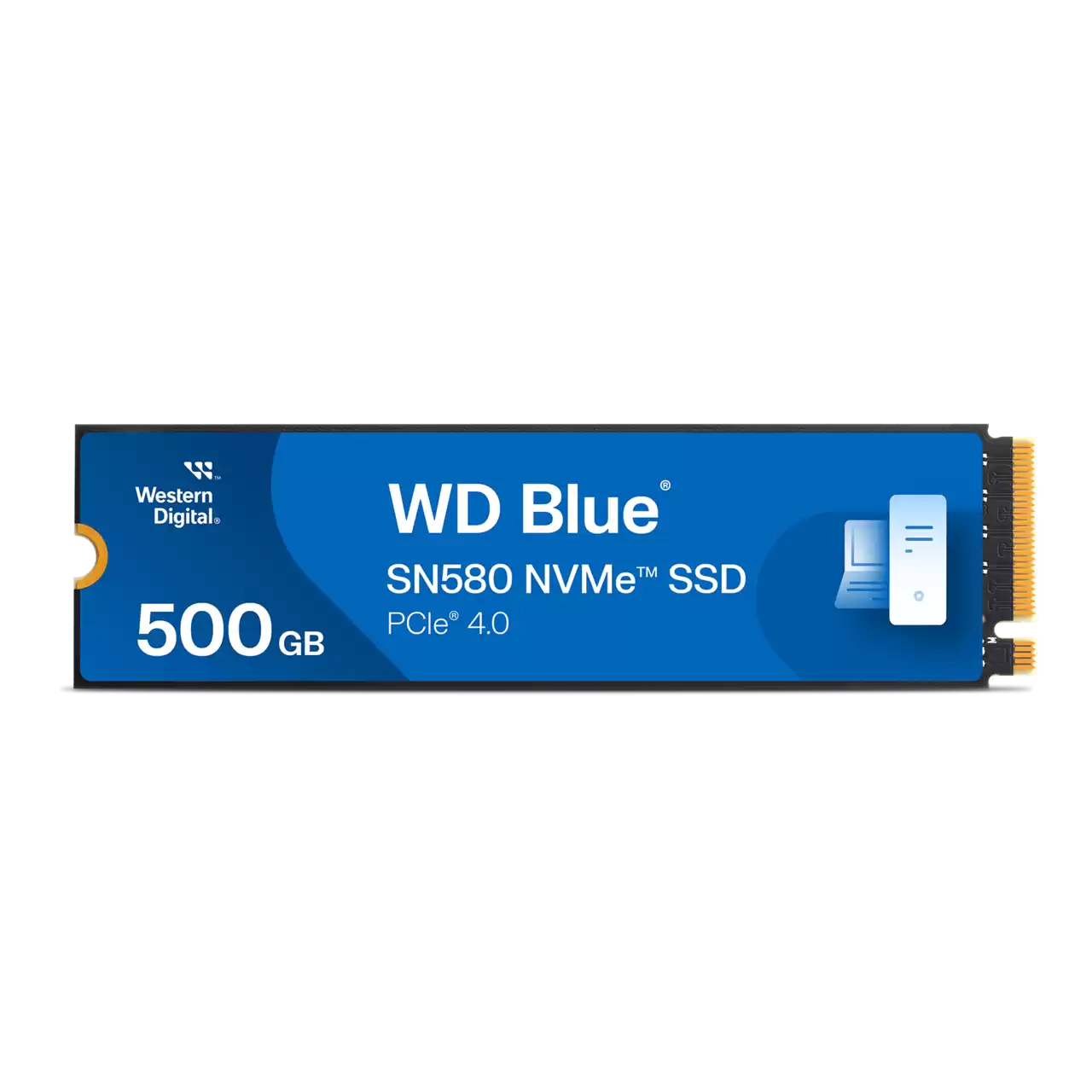 वेस्टर्न डिजिटल ब्लू SN580 500GB M.2 NVMe Gen4 इंटरनल SSD - WDS500G3B0E