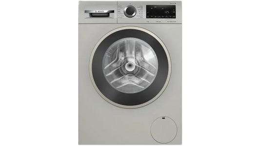 బాష్ సిరీస్ 8 వాషింగ్ మెషీన్, ఫ్రంట్ లోడర్ 9 కిలోలు, సిల్వర్ ఐనాక్స్