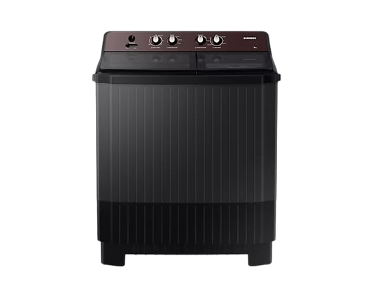 శామ్సంగ్ 9.0 కిలోల సెమీ ఆటోమేటిక్ వాషింగ్ మెషిన్, టఫ్నెడ్ గ్లాస్ మూత, WT90B3560RB