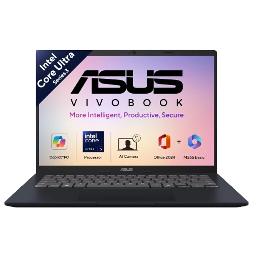 ASUS Vivobook 14 AI Intel Core Ultra 5 325 16GB 512GB 14" FHD+ Intel Graphics Windows 11 Home MSO - X1407AA-LY027WS