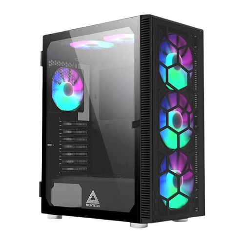 Montech X3 Glass RGB (ATX) Mid Tower Cabinet (Black)