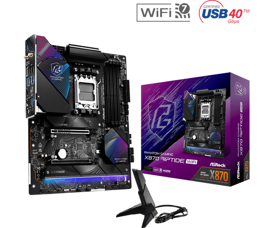 ASRock Phantom Gaming X870 Riptide WIFI AMD Motherboard