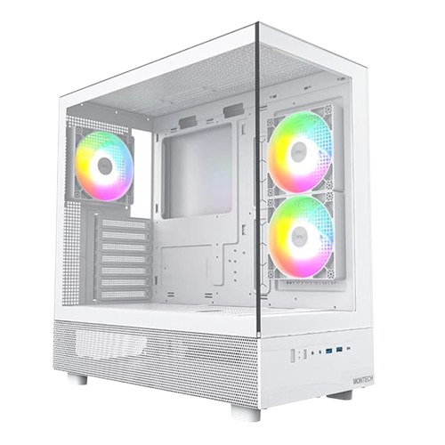 Montech XR Mid-Tower ATX Cabinet (White)