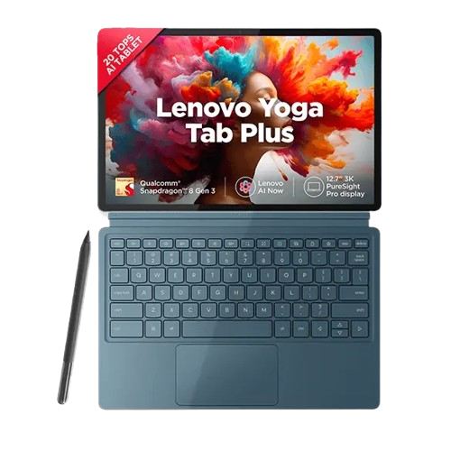 Lenovo Yoga Tab Plus 32.26 cms (12.7) 16 GB 256 GB Wi-Fi + Lenovo 2-in-1 Keyboard Pack + Lenovo Tab Pen Pro ZAEG0042IN
