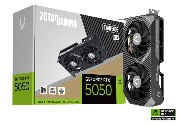 ZOTAC GAMING GeForce RTX 5050 Twin Edge OC  ZT-B50500H-10M