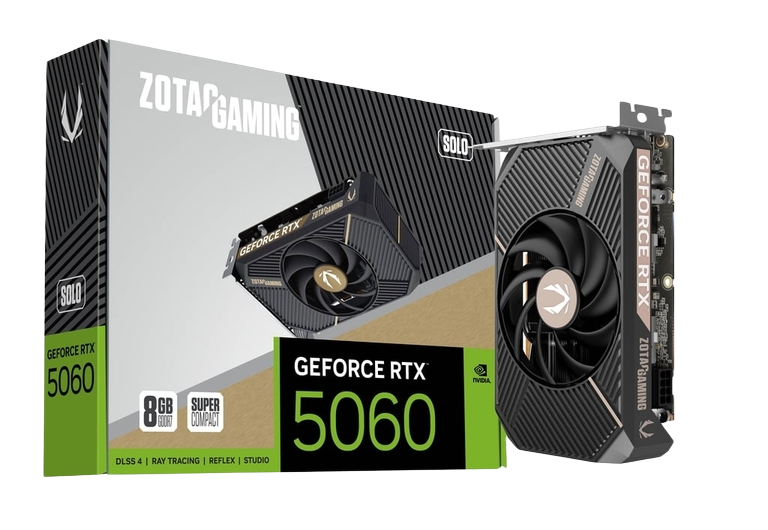 ZOTAC GAMING GeForce RTX 5060 SOLO 8GB - ZT-B50600G-10L