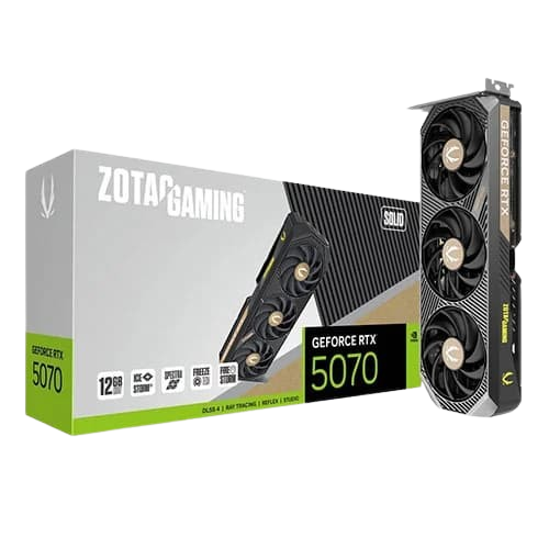 ZOTAC GAMING GeForce RTX 5070 SOLID 12GB - ZT-B50700D-10P