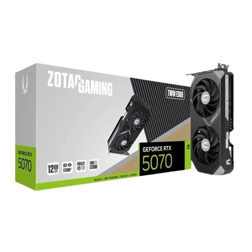 Zotac RTX 5070 Twin Edge 12GB GDDR7 Graphics Card - ZT-B50700E-10P