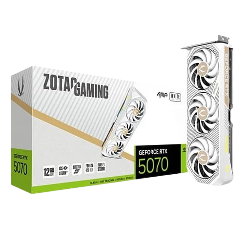 ZOTAC GAMING GeForce RTX 5070 AMP White Edition 12GB - ZT-B50700FQ-10P