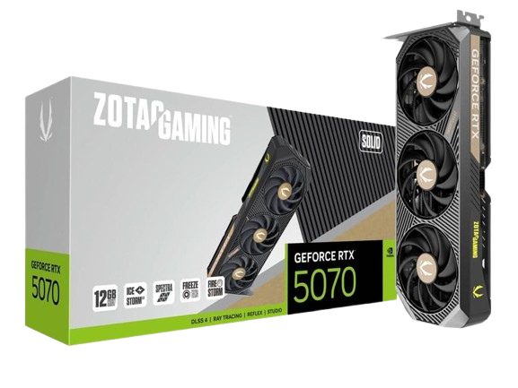 ZOTAC GAMING GeForce RTX 5070 SOLID OC 12GB - ZT-B50700J-10P