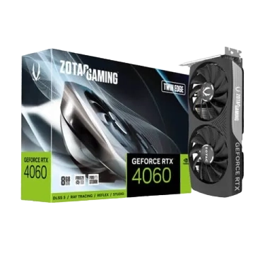 Zotac RTX 4060 Twin Edge 8GB Gaming Graphics Card - ZT-D40600E-10M