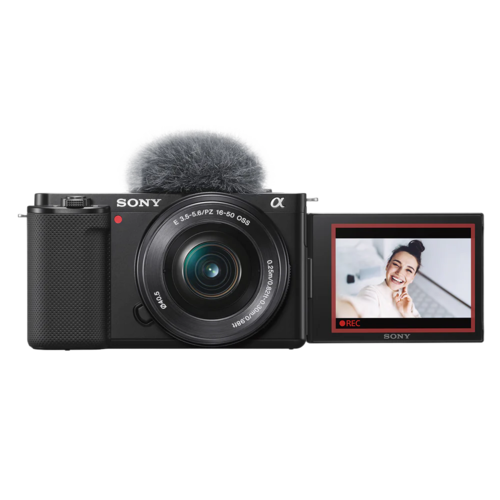 Sony Camera ZV-E10L E-Mount APS-C Camera | 24.2 MP Vlog Mirrorless Camera with 16 - 50 mm lens, 11 FPS, 4K/24p