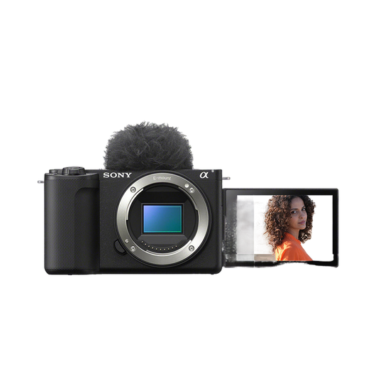 Sony Alpha ZV-E10M2 26 MP Interchangeable Lens Mirrorless Vlog Camera for Creators | APS-C Sensor | 4K 60p with 10bit 4:2:2 Recording - (Black)