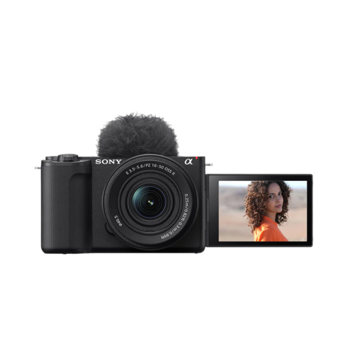 Sony Alpha ZV-E10M2K 26 MP Interchangeable Lens Mirrorless Vlog camera for creators (16-50mm Power Zoom Lens) | APS-C Sensor | 4K 60p with 10bit 4:2:2 recording - (Black)