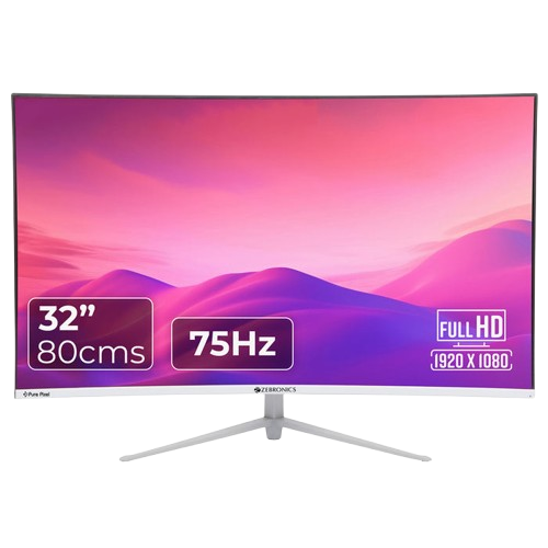Zebronics AC32FHD LED (75Hz) Curved LED Monitor