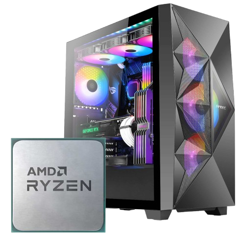 AMD Budget PC Build - AMD Ryzen 5 5600 16GB 500GB NVME AMD Radeon RX 6500 XT