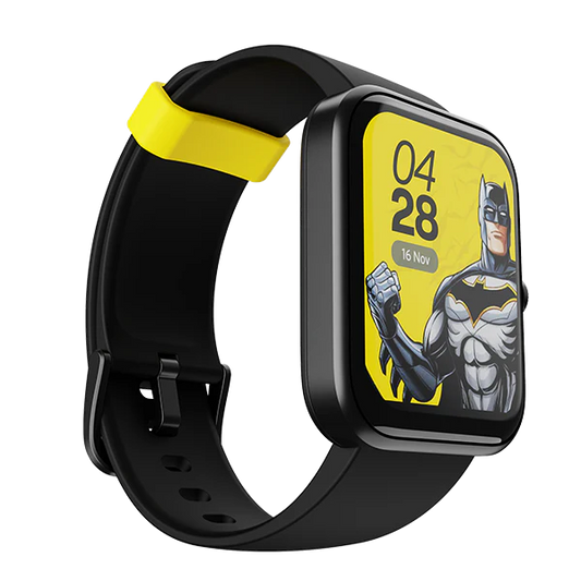 boAt Watch Xtend‌ Batman DC Edition Premium Smart Watch with Alexa Built-in, 1.69" (4.29cm) Big Square Display