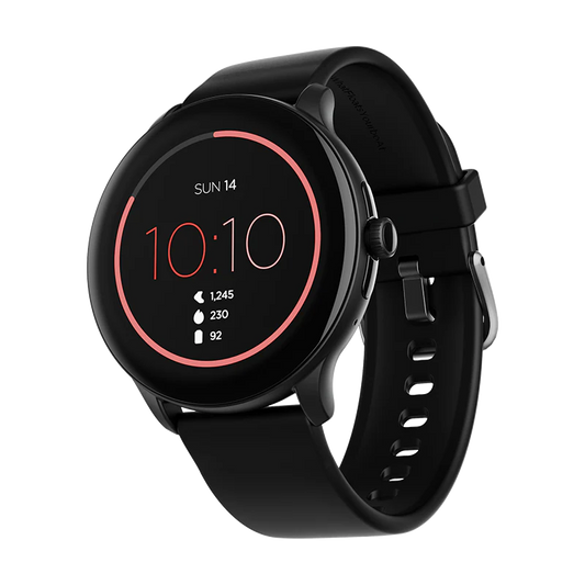 boAt Lunar Call Pro Round Dial Smart Watch with 1.39" (3.53 cms) Big AMOLED Display, SensAi, Watch Face Studio, Bluetooth Calling, 700+ Active Modes, Apollo3.5 Blue Plus Processor