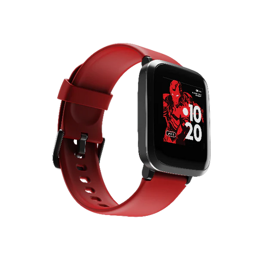 boAt Watch Storm Iron Man Marvel Edition Smart Watch with 1.3" (3.3 cm) Full Touch Curved Display, Health Monitoring, Daily Activity Tracker