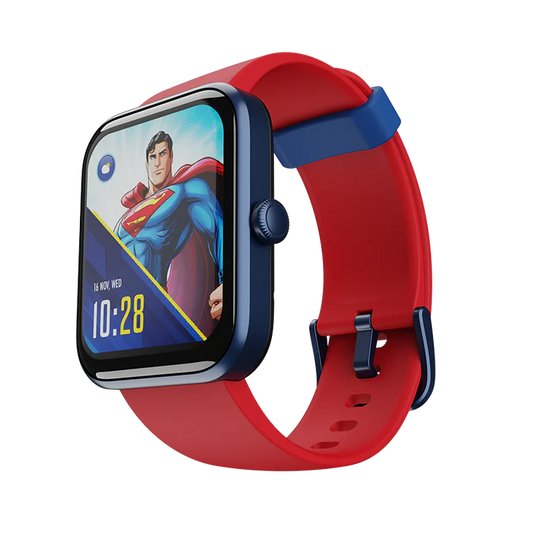 boAt Watch Xtend‌ Superman DC Edition Premium Smart Watch with Alexa Built-in, 1.69" (4.29cm) Big Square Display