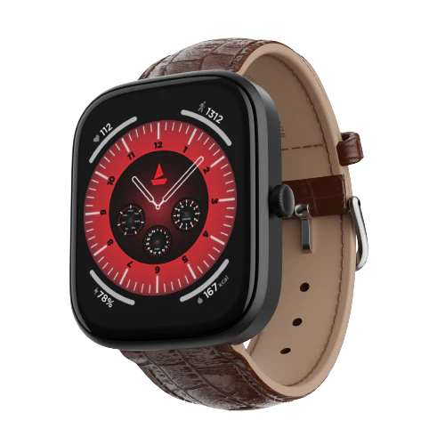 boAt Ultima Chronos Smartwatch with 1.96" (4.97cm) AMOLED Display, BT Calling, Crest OS+, 100+ Watch Faces