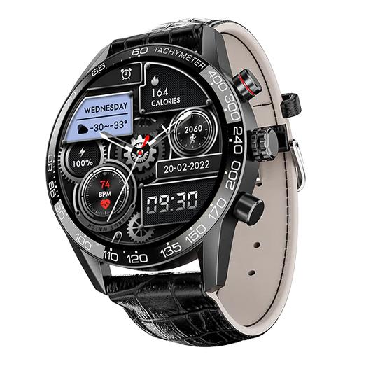 boAt Enigma Z40 Luxury Smartwatch with 1.32" Round TFT Display, IP67 Splash & Sweat Resistance, SpO2 & Sleep Monitoring